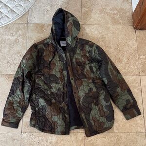 Burton Green and Brown Camouflage Field Jacket